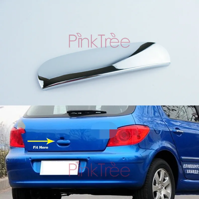 Для Peugeot 307 2001 2008 хэтчбек хром задняя крышка ручки хромированный Стайлинг для