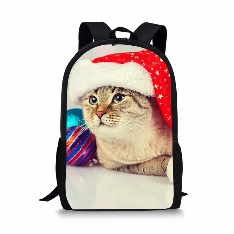 Новое поступление Детский рюкзак школьная сумка с кошкой для мальчиков и девочек