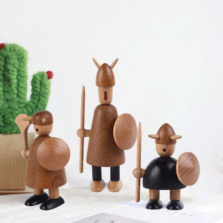 1 шт. креативные скандинавские деревянные ремесла из Дили пиратские куклы