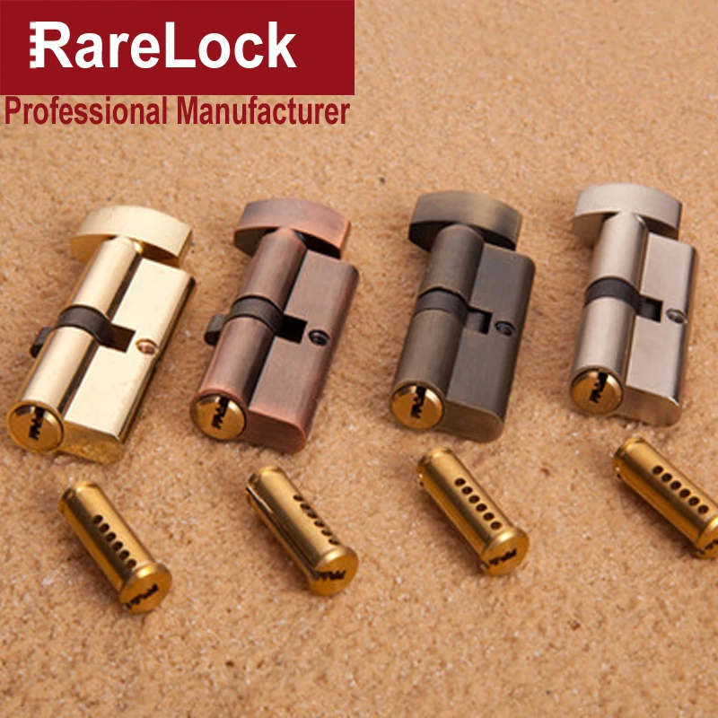 Rarelock дверной замок цилиндр 4 цвета для ванной комнаты спальни интерьера комнаты офиса отеля двери Handlelock аппаратные средства DIY YP40 aa
