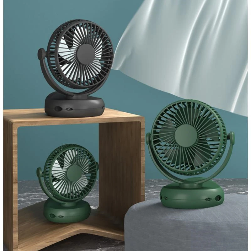 

10000mAh 5-Inch Rechargeable Battery Operated Clip on Fan, Air Circulating USB Fan,Portable for Outd Camping Tent Beach or Car