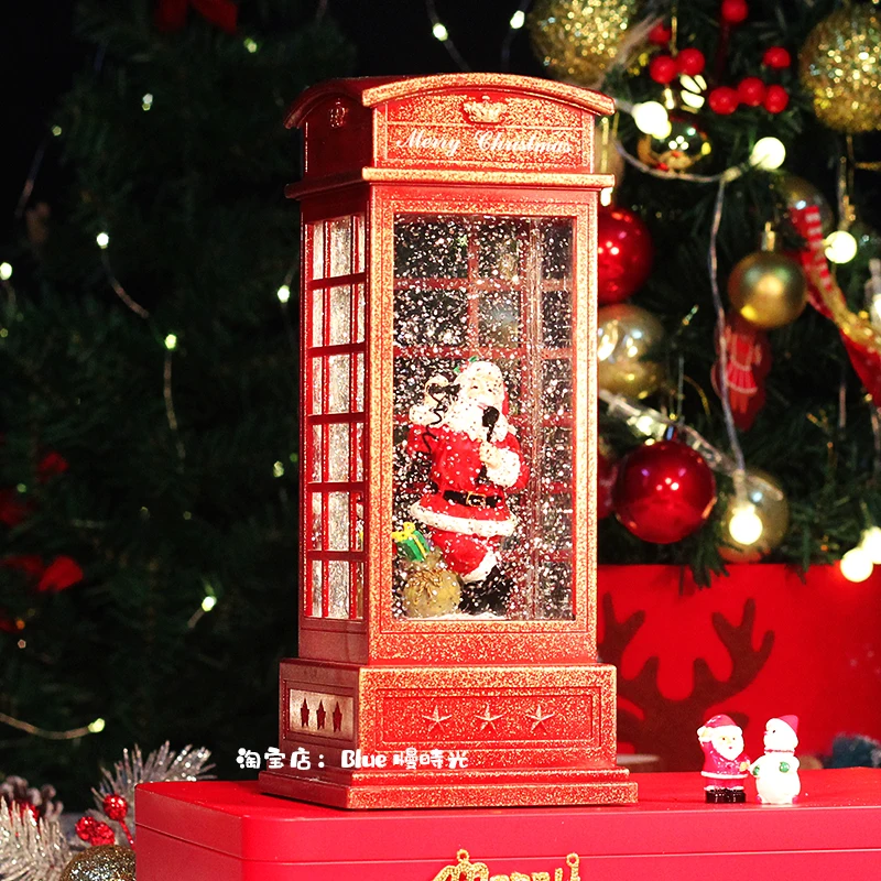 

Christmas Present Music Box Ballerina Crystal Ball Spinning Music Box Resin Birthday Gifts Cajas Decorativas Home Decor EB50MB