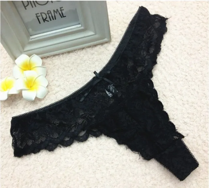 6 шт./лот женские кружевные стринги дамское нижнее белье сексуальные трусики M L XL