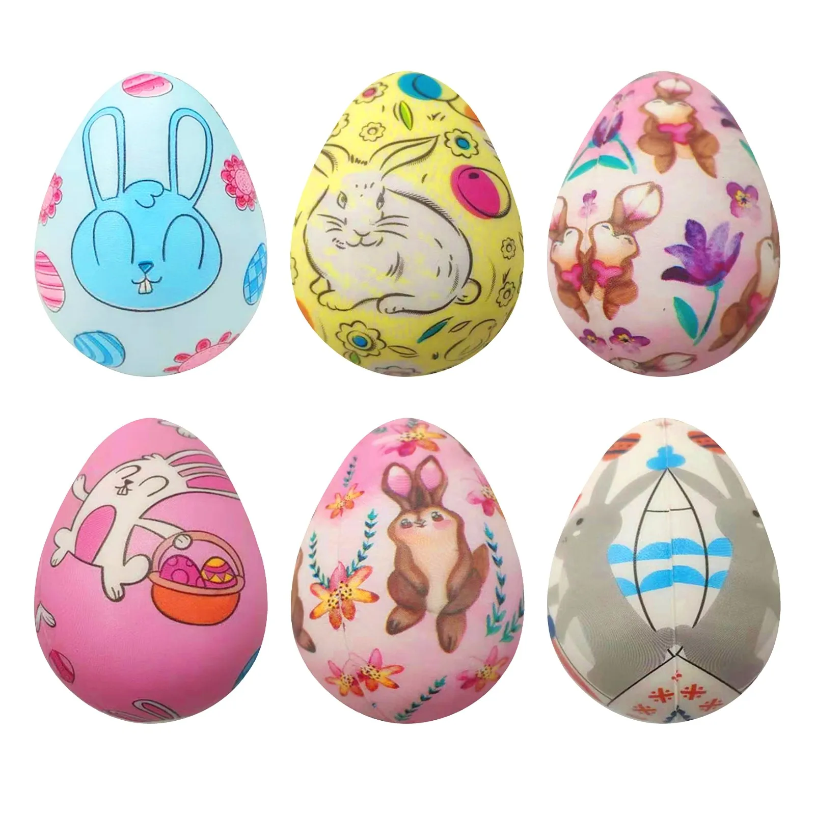 

6PCS Decompression Toys Easter Egg Set Decompression Stress Relief Toys fidget toys pack kids sensory toy