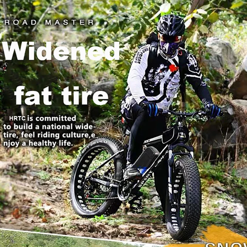 

FAT EBIKE 26 Electric mountain bike fat tire electric snow ebike 48V li-ion battery 1500w rear wheel motor Hydraulic E-MTB