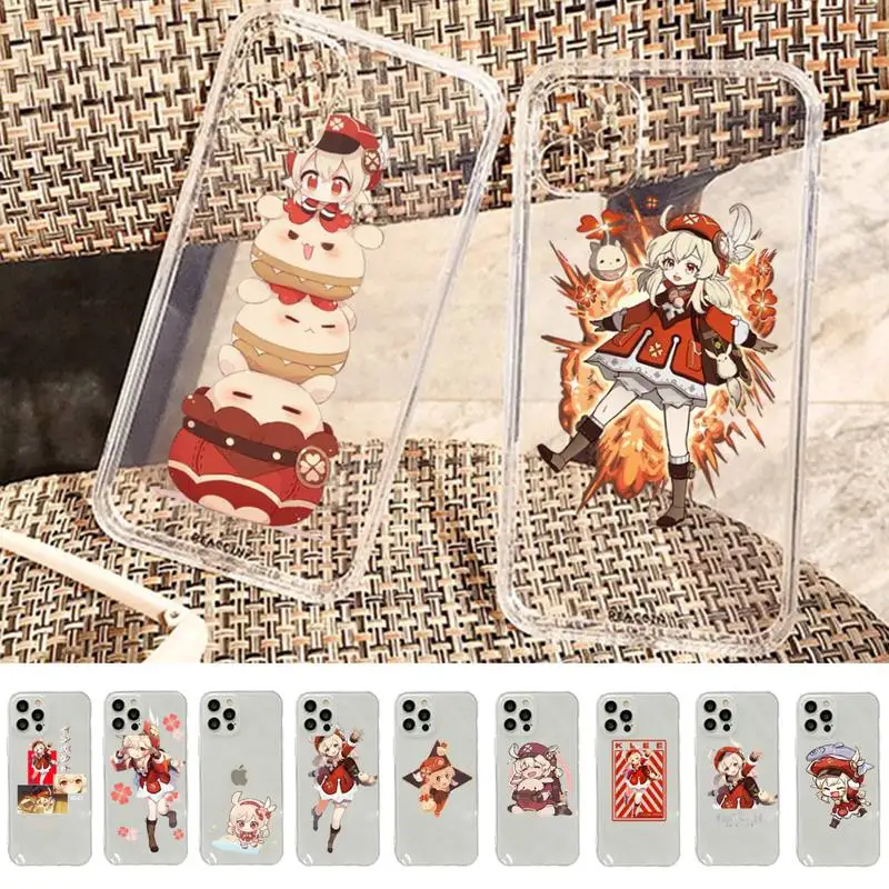 

Genshin Impact Klee Phone Case for iphone 13 11 12 pro XS MAX 8 7 6 6S Plus X 5S SE 2020 XR case