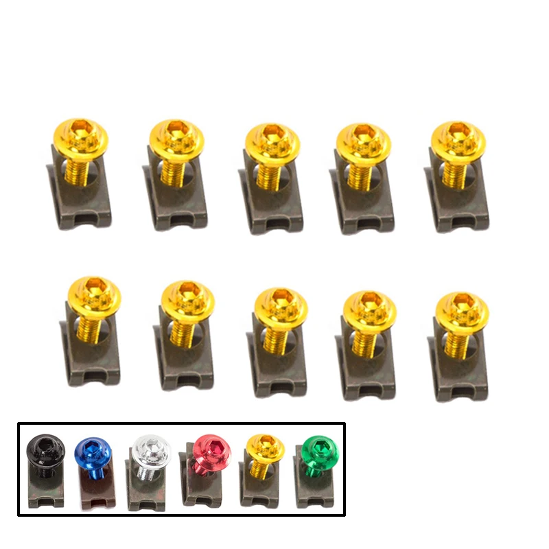 Универсальные болты с корпусом обтекателем 6 мм винты и гайки для Suzuki GSR 600 SV 650 Bandit