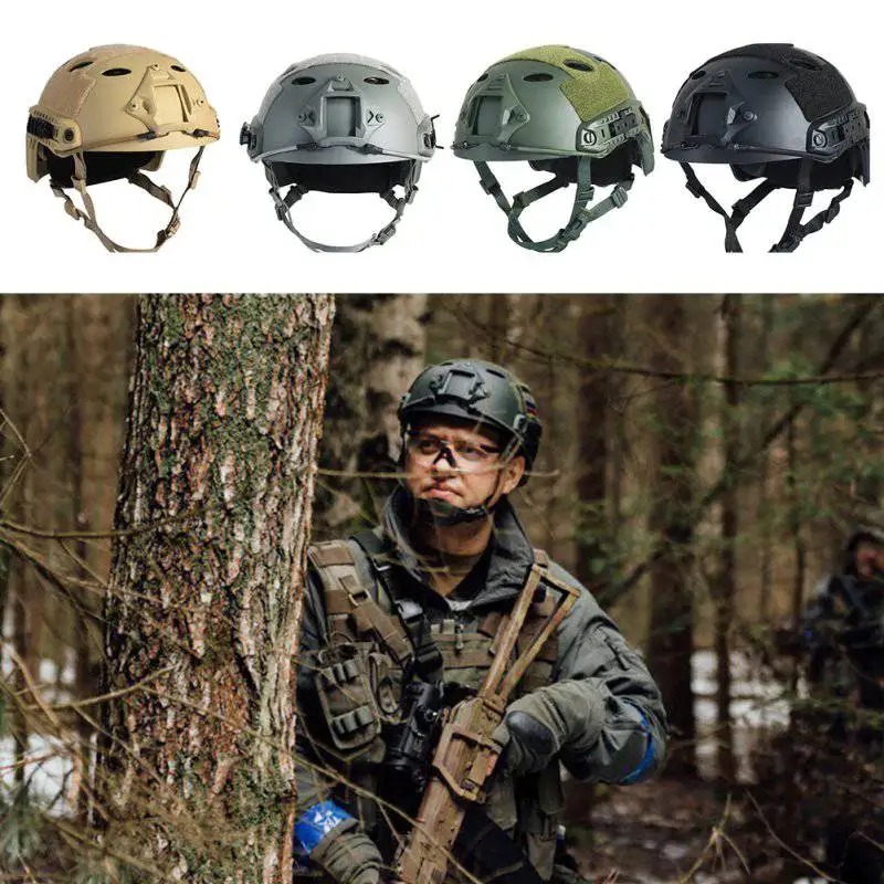 

Tactical Army Military Helmet Cover Casco Airsoft Helmet Hunting Shooting Paintball Fast Jumping Protective Face Mask Helmet