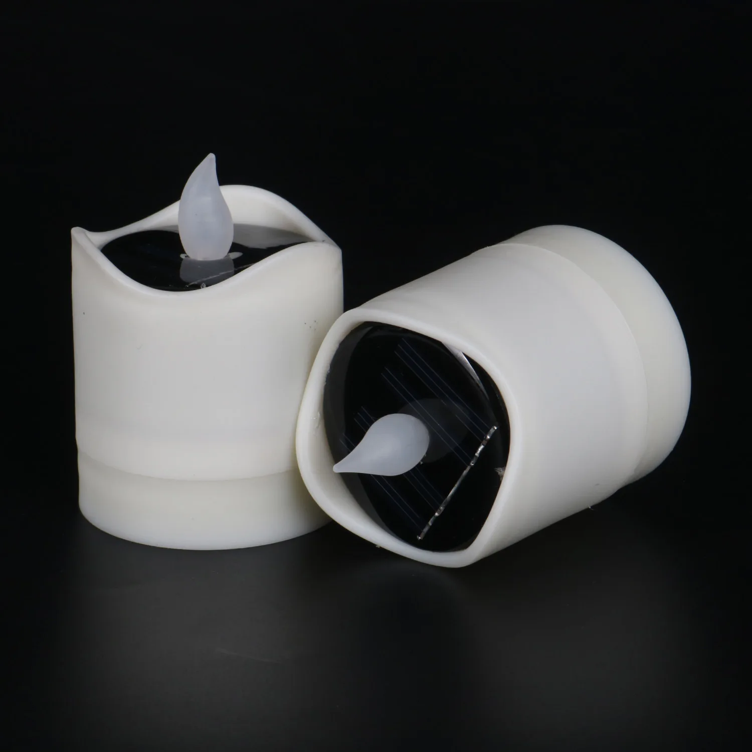 Водонепроницаемая Солнечная Светодиодная лампа свеча бездымные беспламенные