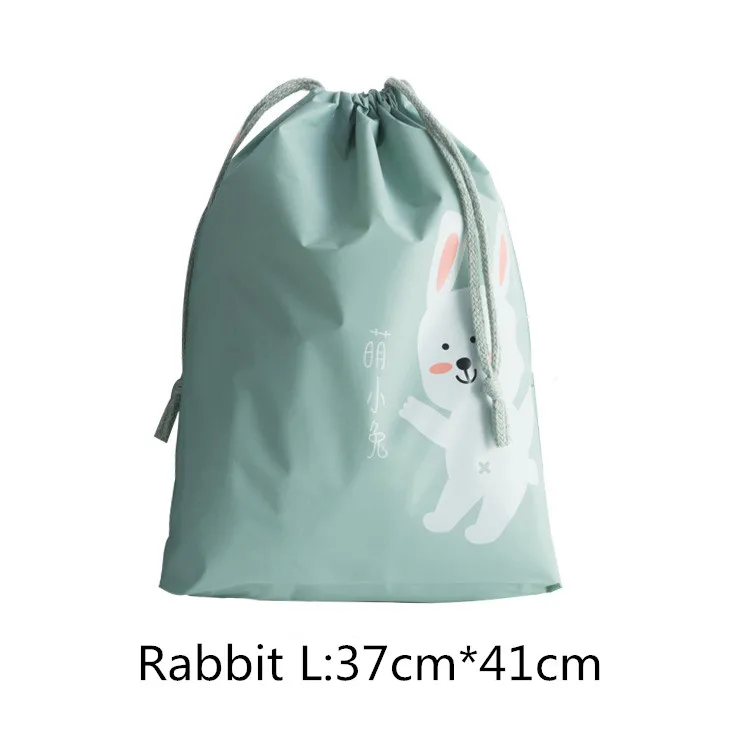 Rabbit L 1 шт. гидроизоляционные Мультяшные животные для новорожденных, украшения в спальню, напечатанные кровати, сумки-бампер, одежда для детей, игрушки, органайзер, бампер в кроватку - Цвет: Rabbit L