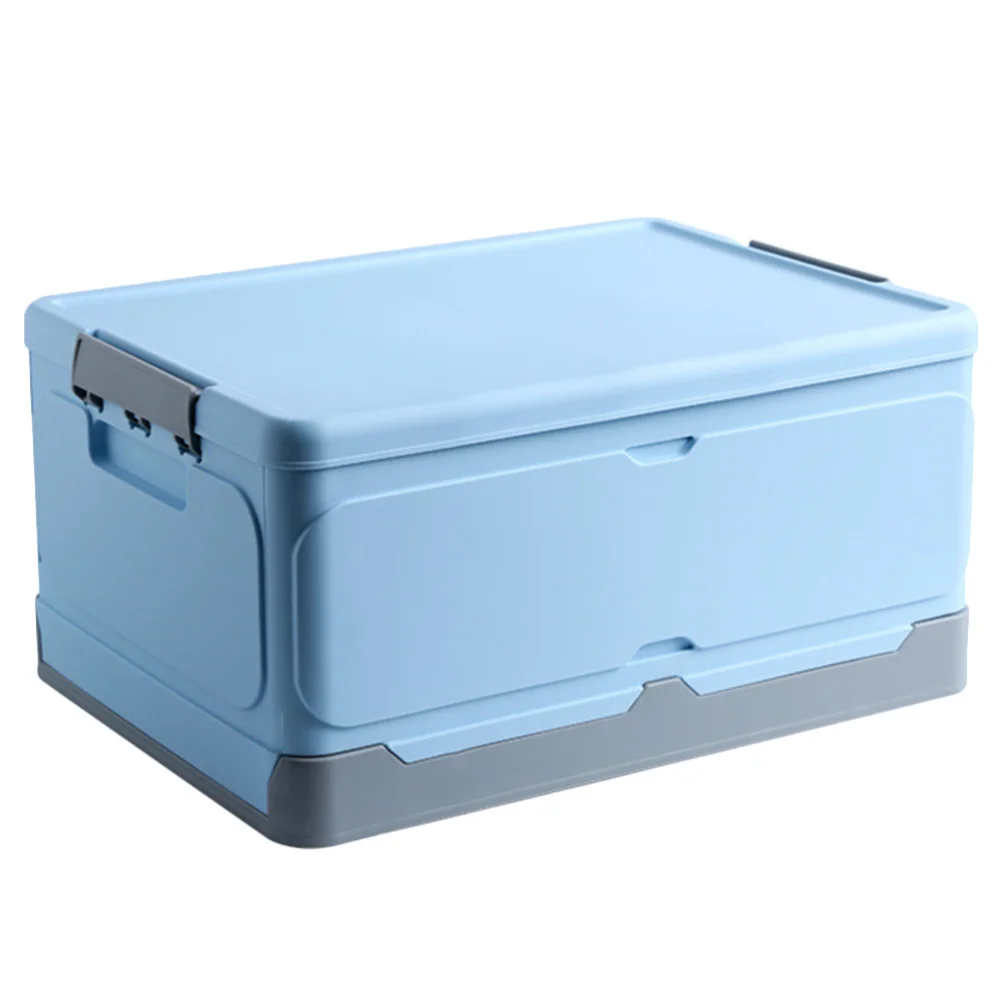 

1Pc Foldable Storage Box Multifunction Storage Case Sundries Organizer Book Box with Lid for Home Dorm Room (Size)