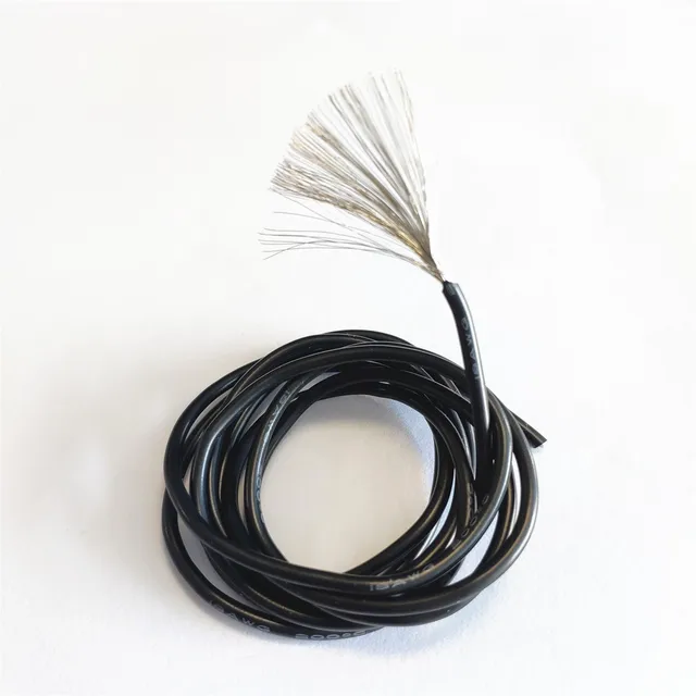 1m Black Silicone Wire 12AWG