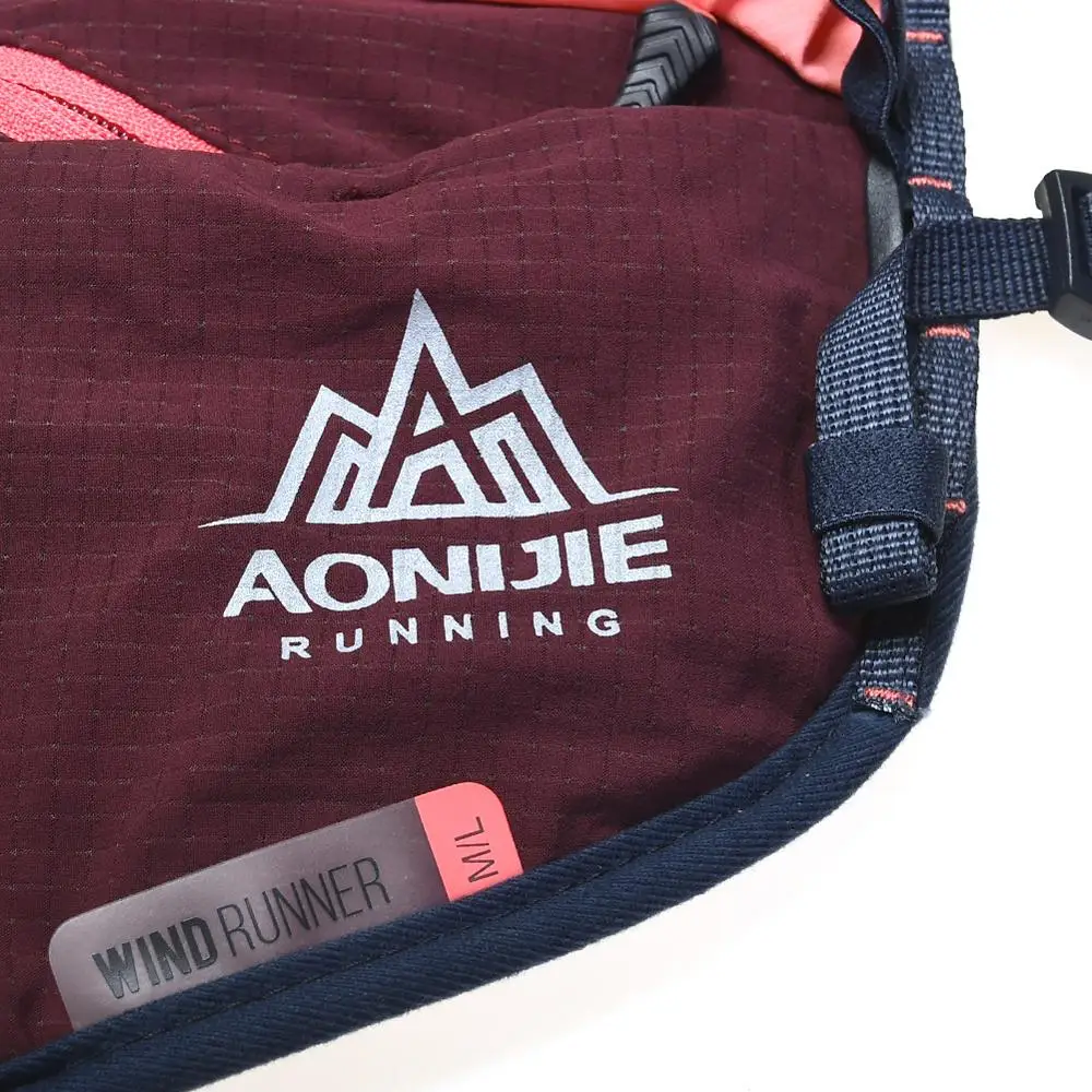 M/L Size AONIJIE C9104 Outdoor Ultra Vest 18L Hydration Backpack Pack Bag Soft Water Bladder Flask Marathon Race Trail Running