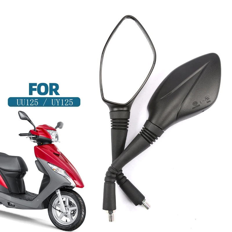 

10mm Electric Motorcycle Rearview Mirrors,For SUZUKI UU125T-2, UY125T ,H853、H853A、H853B,Rear View Mirrors Back Side