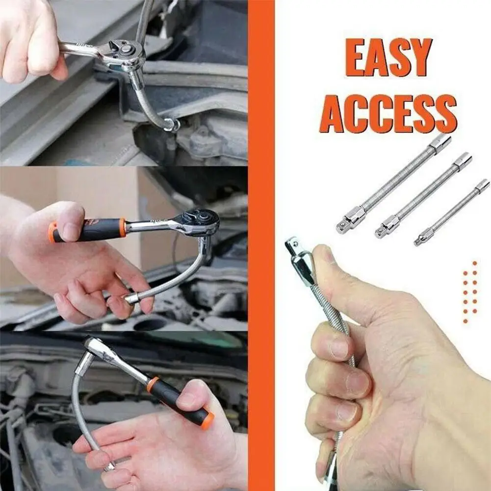 

Hexagon Nut Screw Bolt Sleeve Universal Electric Wrench Steel Extension Disassembly Parts Screw Rod Tool Auto Sleeve P8Z0