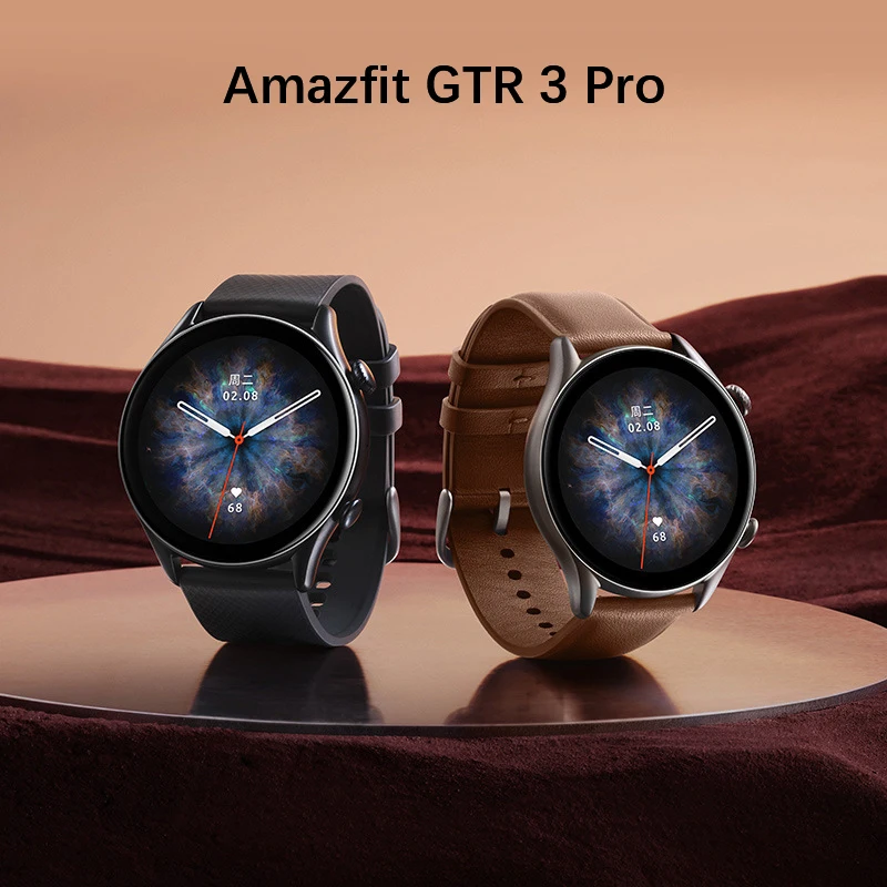 New Smartwatch Alexa Amazfit GTR 3 Pro Built-in 1.45" AMOLED Display GPS with Zepp OS for Android IOS