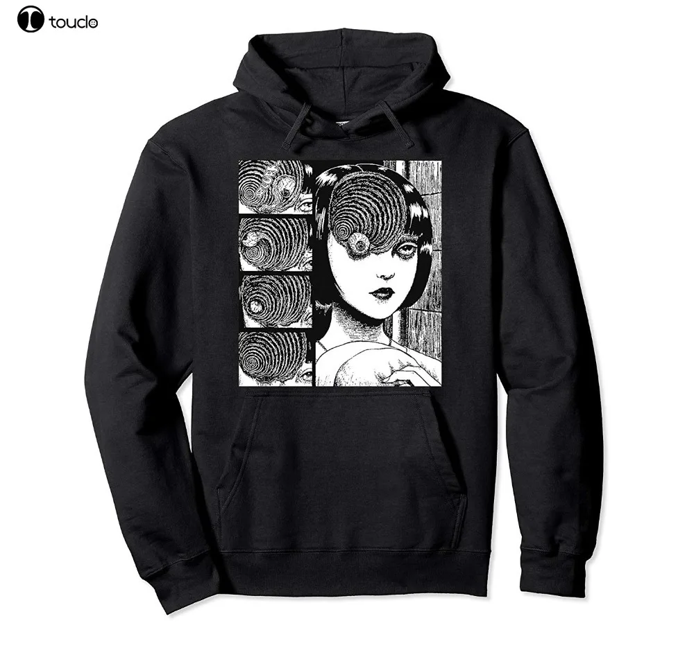 Uzumaki Junji Ito японский ужас манга Толстовка | Мужская одежда