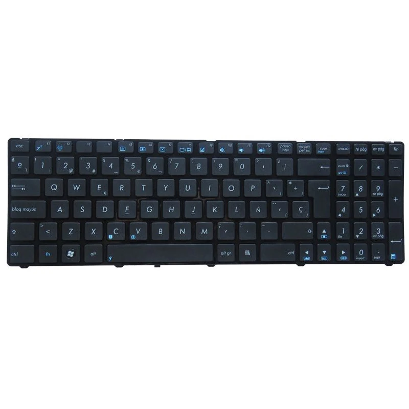 SP новая клавиатура для ноутбука ASUS X55U K73B NJ2 P52 P52F P52JC P53 P53E P53SJ W90 с испанской