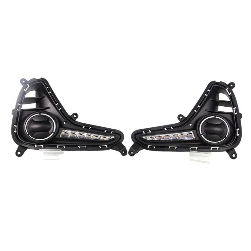 

2Pcs for 2017-2018 Hyundai I10 Hatchback LED Daytime Running Light Fog Light Daytime Running Light