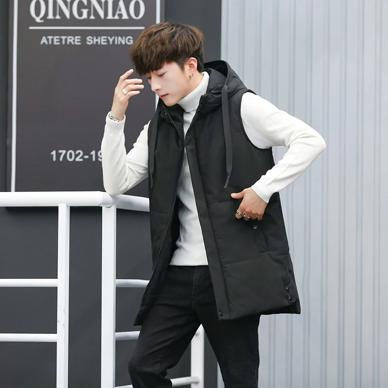 Жилет мужской модная осенне зимняя куртка жилет мужское водонепроницаемое