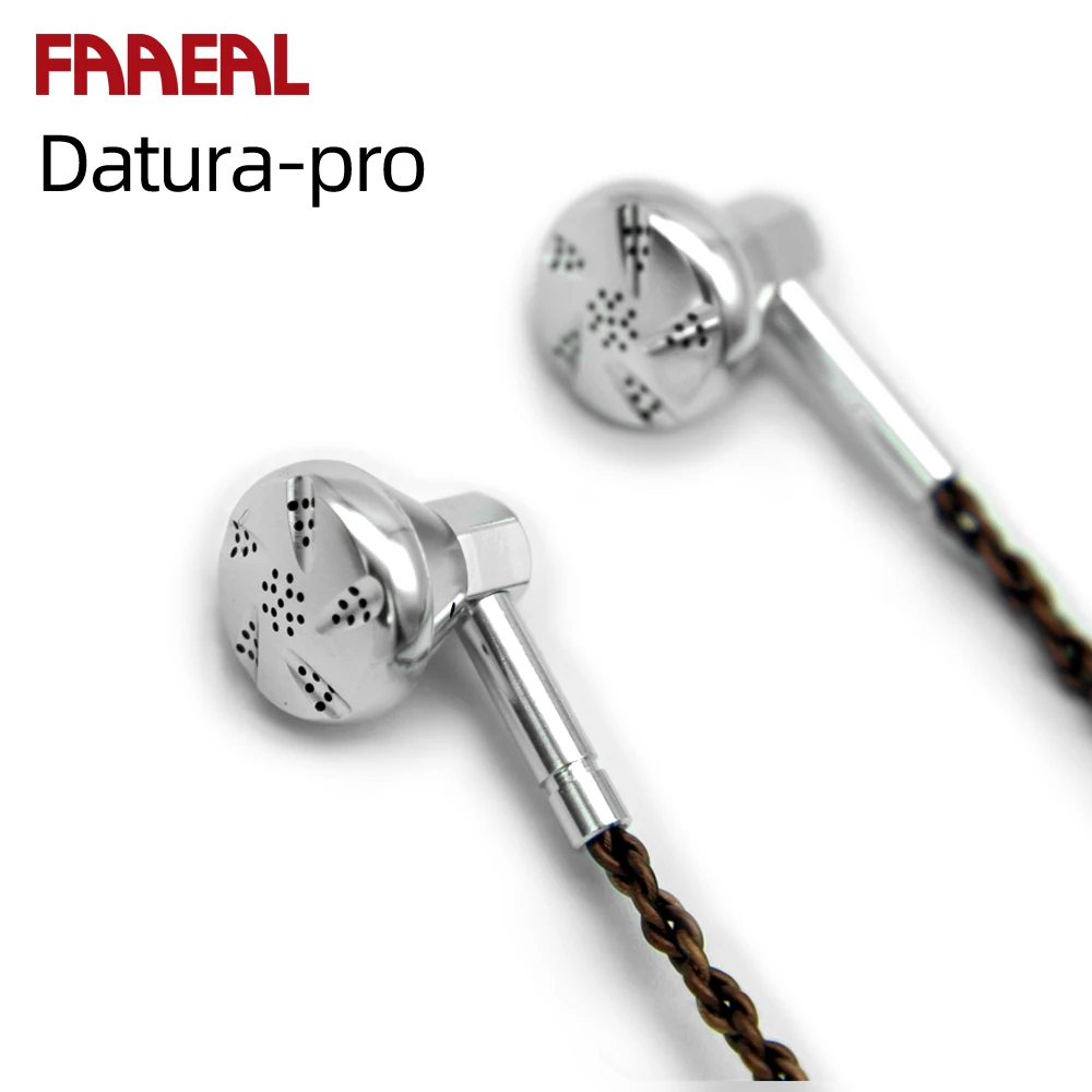 Флагманские наушники FAAEAL Datura pro металлические наушники HiFi 14,8 мм динамическая гарнитура