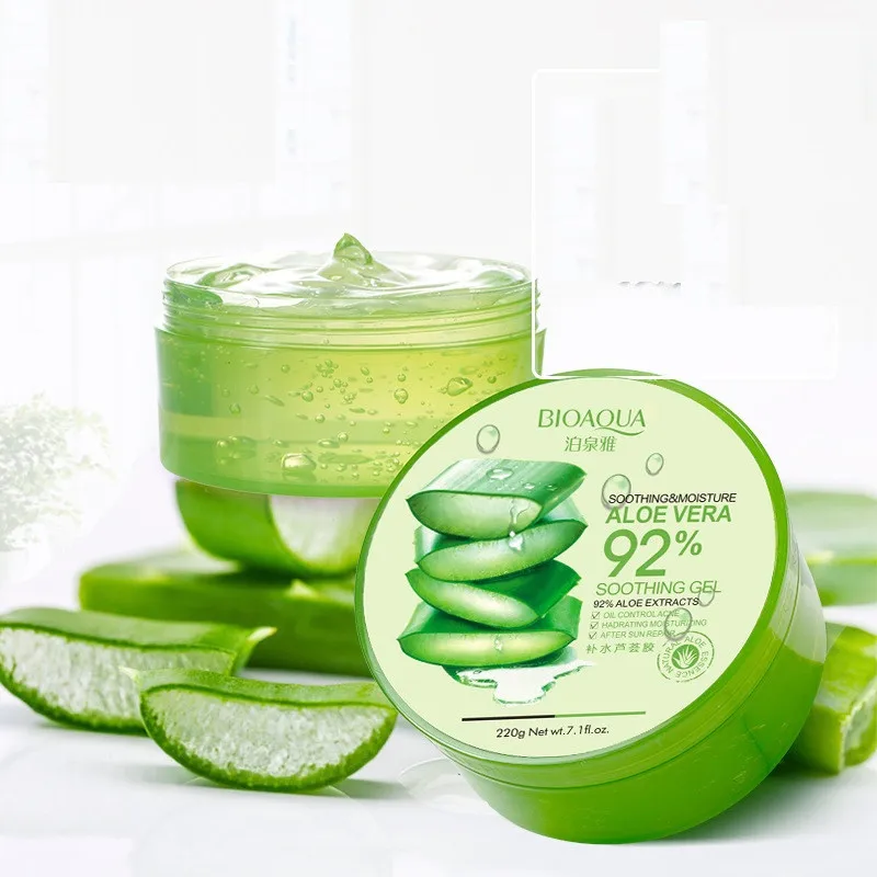 100% натуральный гель против морщин с алоэ вера увлажняющий антиакне