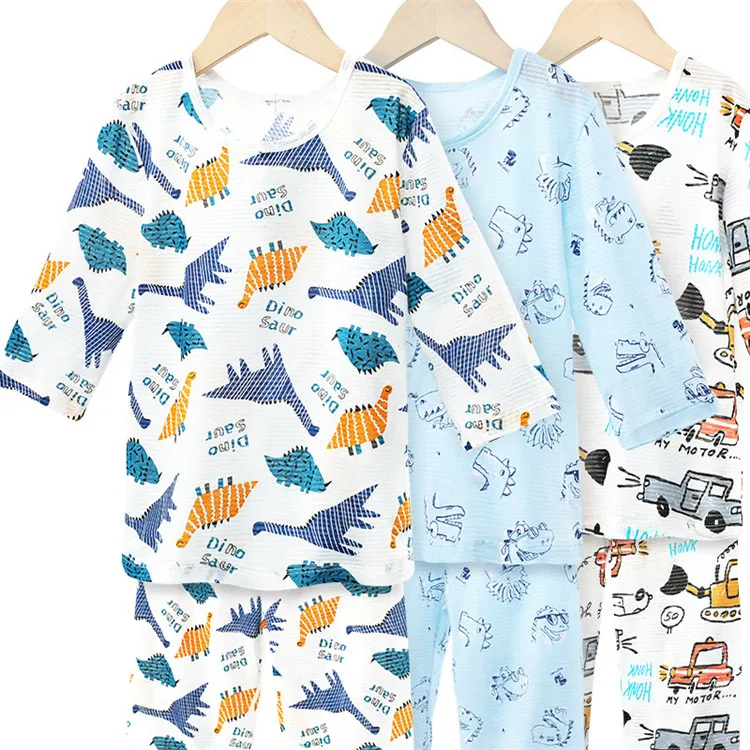 

wholesale high quality boys homewear summer kids sleepwear pajamas for children