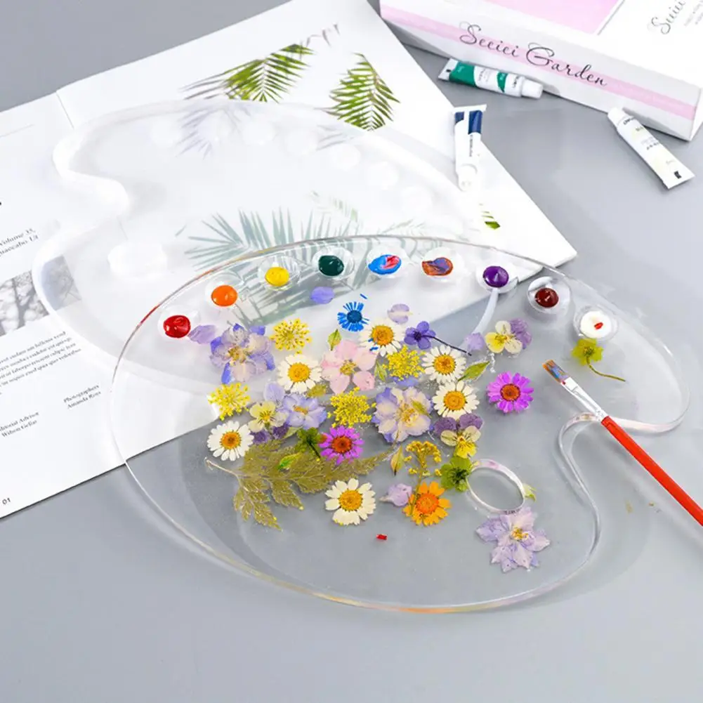 

4 размера палитра художественные альтернативные краски лоток художественная Акварельная пластиковая палитра поставка белая Акварельная ф...