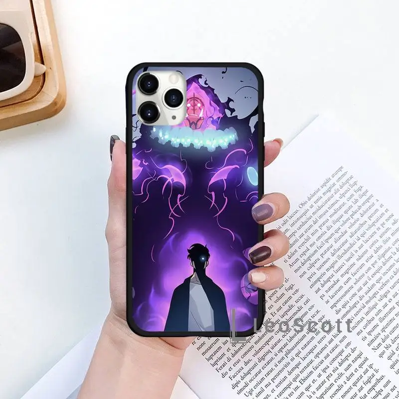 

Anime solo leveling Phone Case for iPhone 11 12 mini pro XS MAX 8 7 6 6S Plus X 5S SE 2020 XR