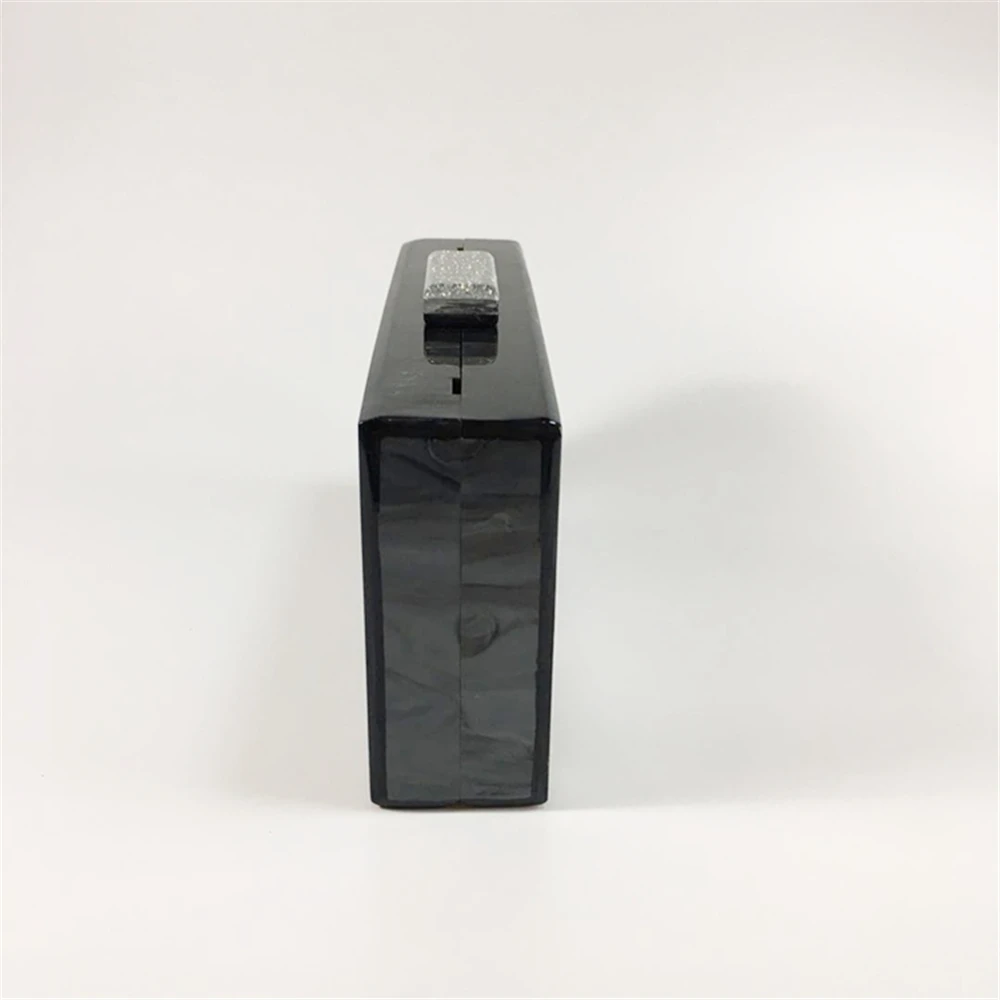 Стильная сумка мессенджер брендовые роскошные черные и Серебристые вечерние