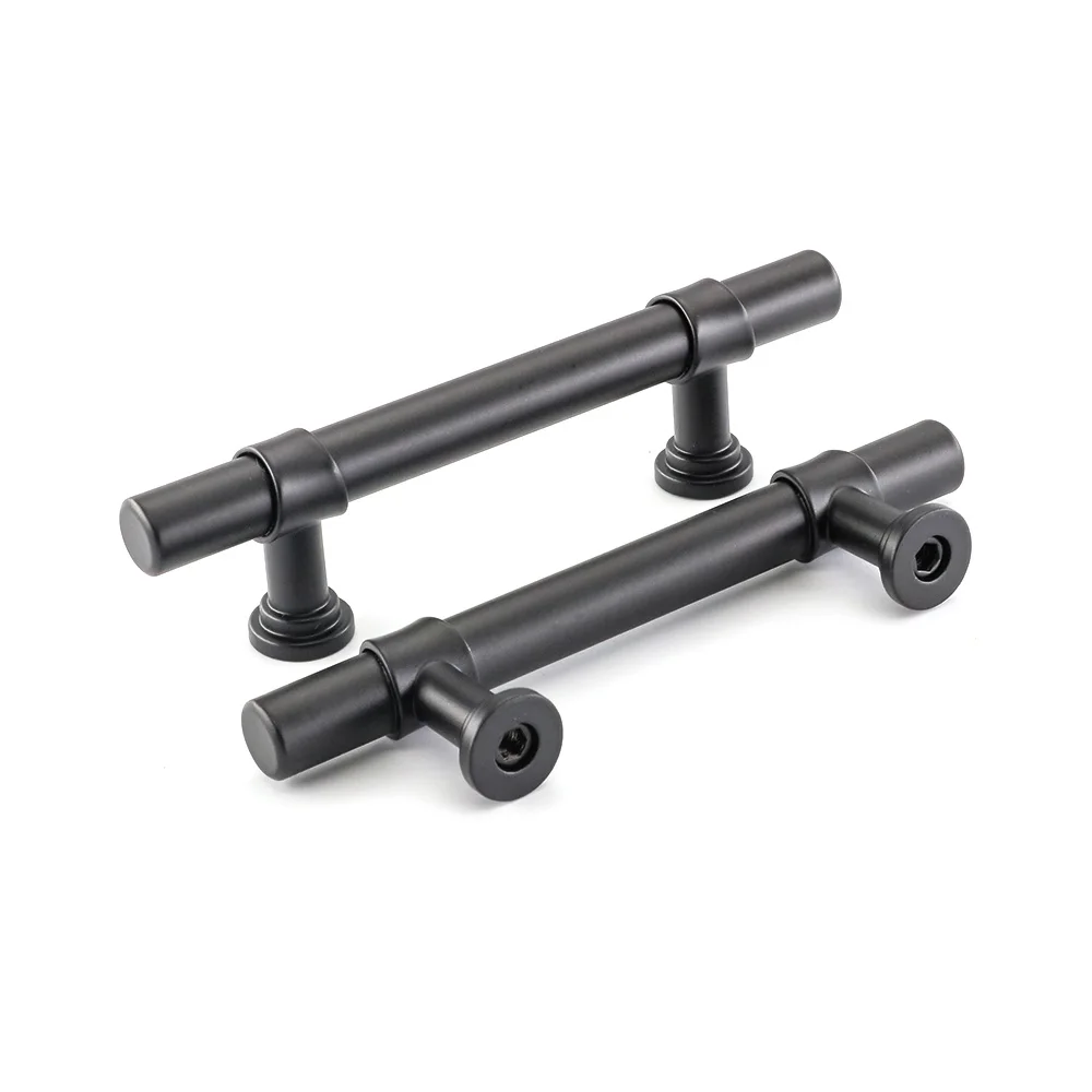 goldenwarm kitchen cabinet handles black drawer pulls t bar stainless steel cabinet hardware drawer knobs furniture handles free global shipping
