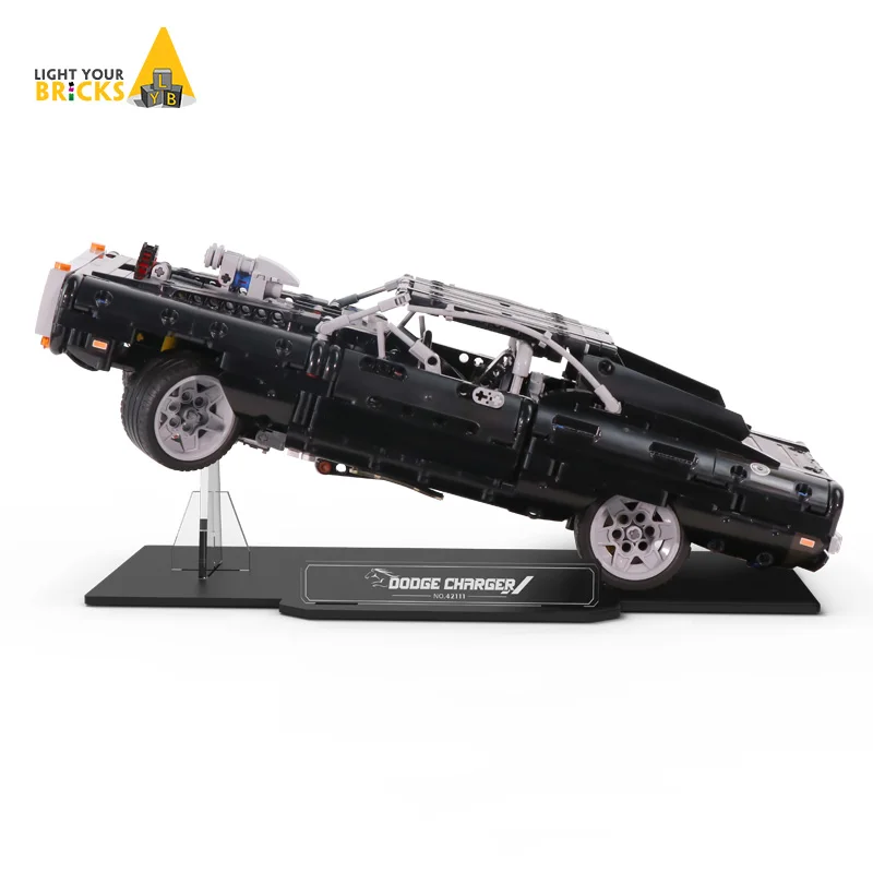 

Акриловая подставка для дисплея для автомобиля Tech Fast & Furious Dom's Dodge Charger 42111 (только демонстрационная подставка)