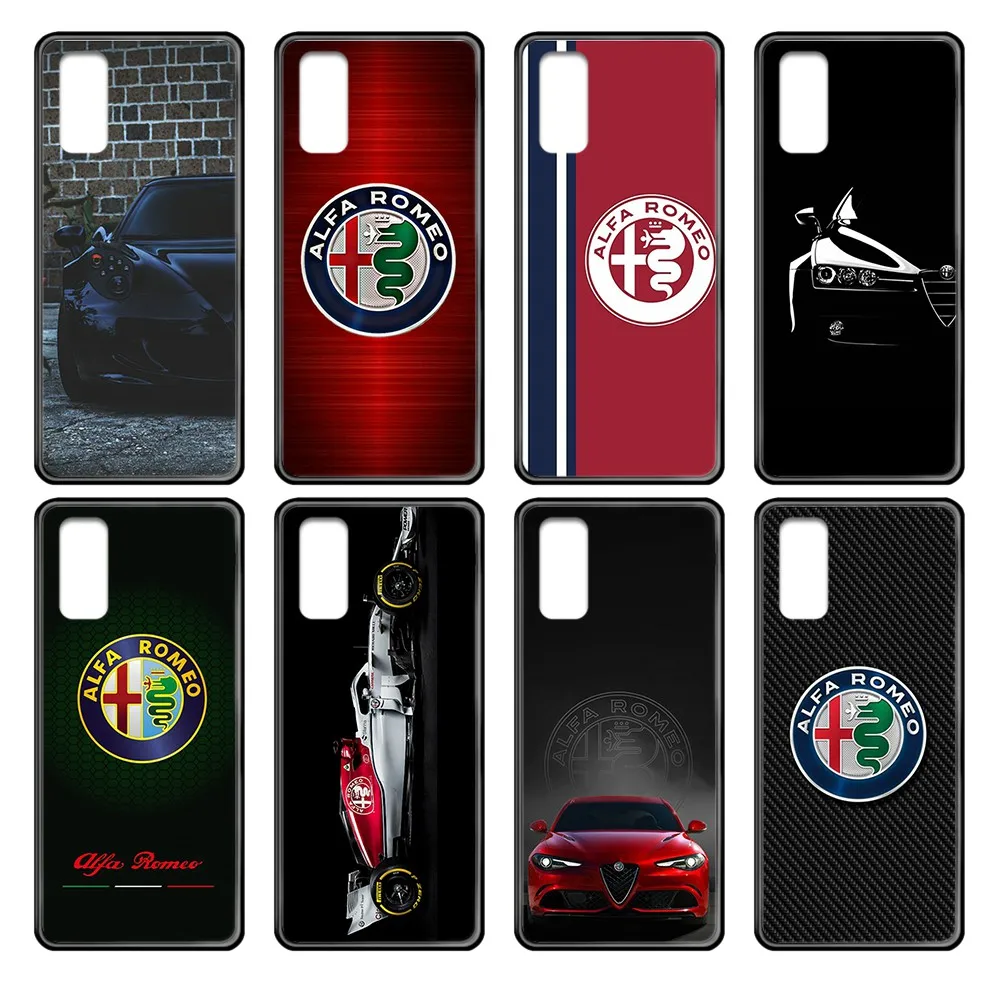 Alfa Romeo Модный черный чехол для телефона Samsung Galaxy J S 3 4 5 6 7 8 9 10 Prime Plus Lite Edge | Мобильные