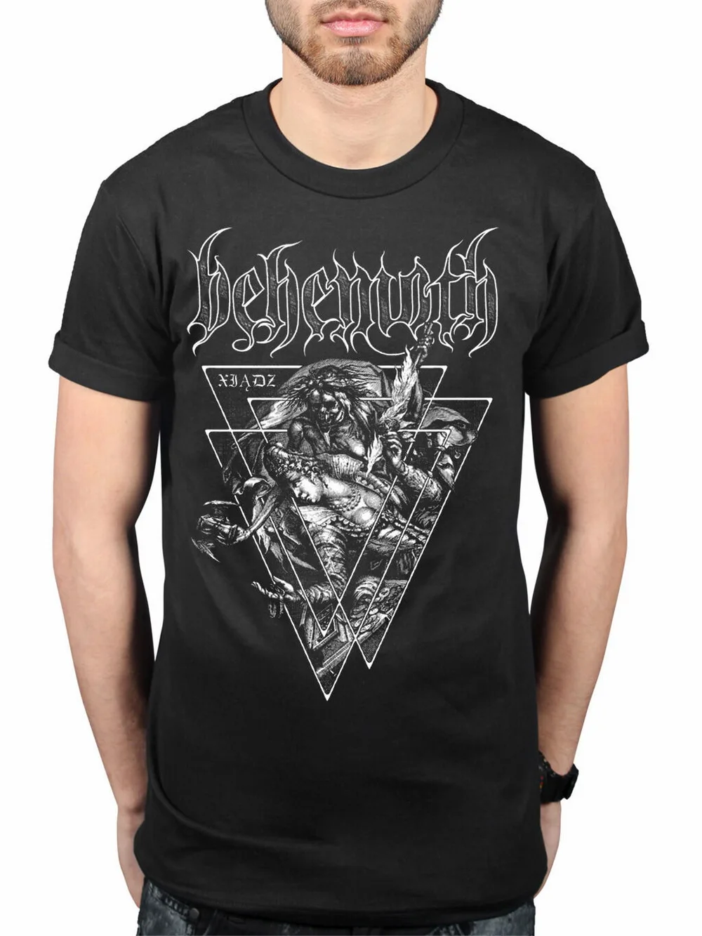 Официальный Behemoth Xiadz футболка новая Merch Satanist альбом Angel Abyssus Abyssum хлопковая