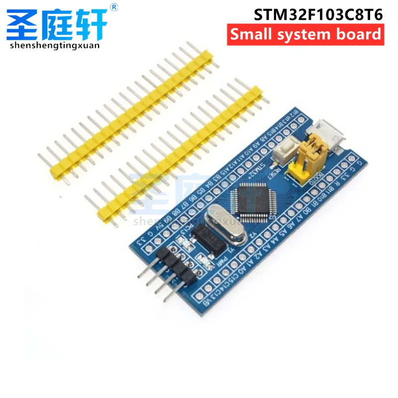 Минимальная системная плата STM32F103C8T6 одночиповая микрокомпьютерная основная STM32