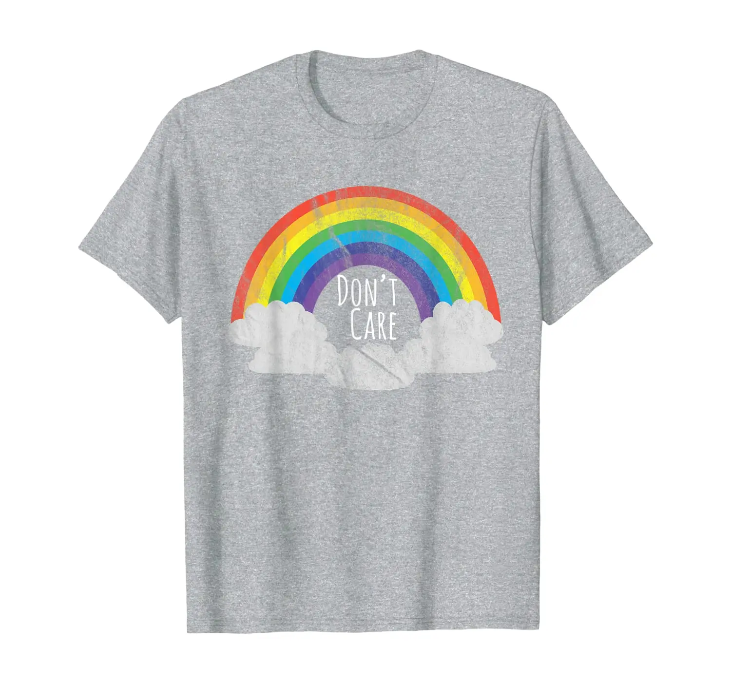 

Don't Care Rainbow T-Shirt