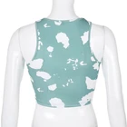 Новые Топы, одежда, женская футболка с принтом инкрустированной краски, футболка без рукавов, облегающий короткий модный топ, укороченный топ с круглым вырезом, лето 2020