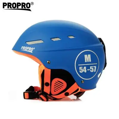 54cm-57cm-C PROPRO открытый защитный шлем для катания на лыжах, сноуборде, катании на коньках, взрослых мужчин и женщин, зимние лыжные шлемы для продажи, черный, белый цвет, регулируемый размер - Цвет: 54cm-57cm-C