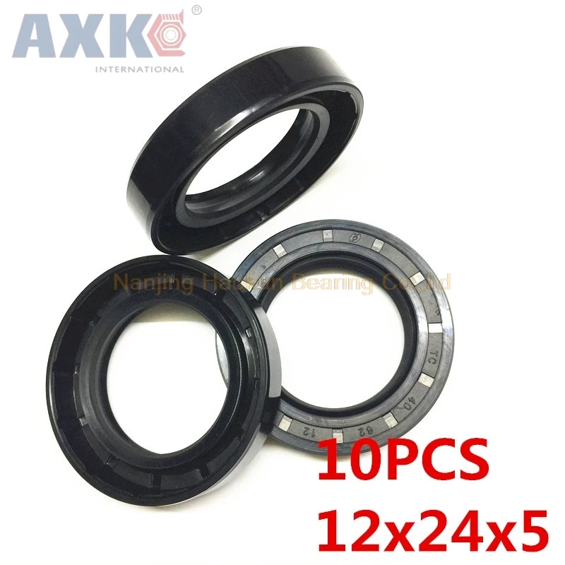 AXK 10 шт. TC12X24X5 каркасный масляный уплотнитель 12*24*5 фототехнические