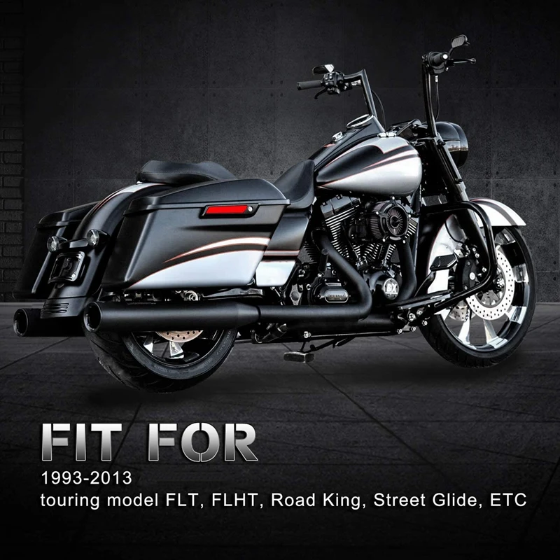 

Red Saddle Bag Reflector Inserts Latch Covers for 1993-2013 Touring Model FLT, FLHT, Road King, Street Glide, ETC