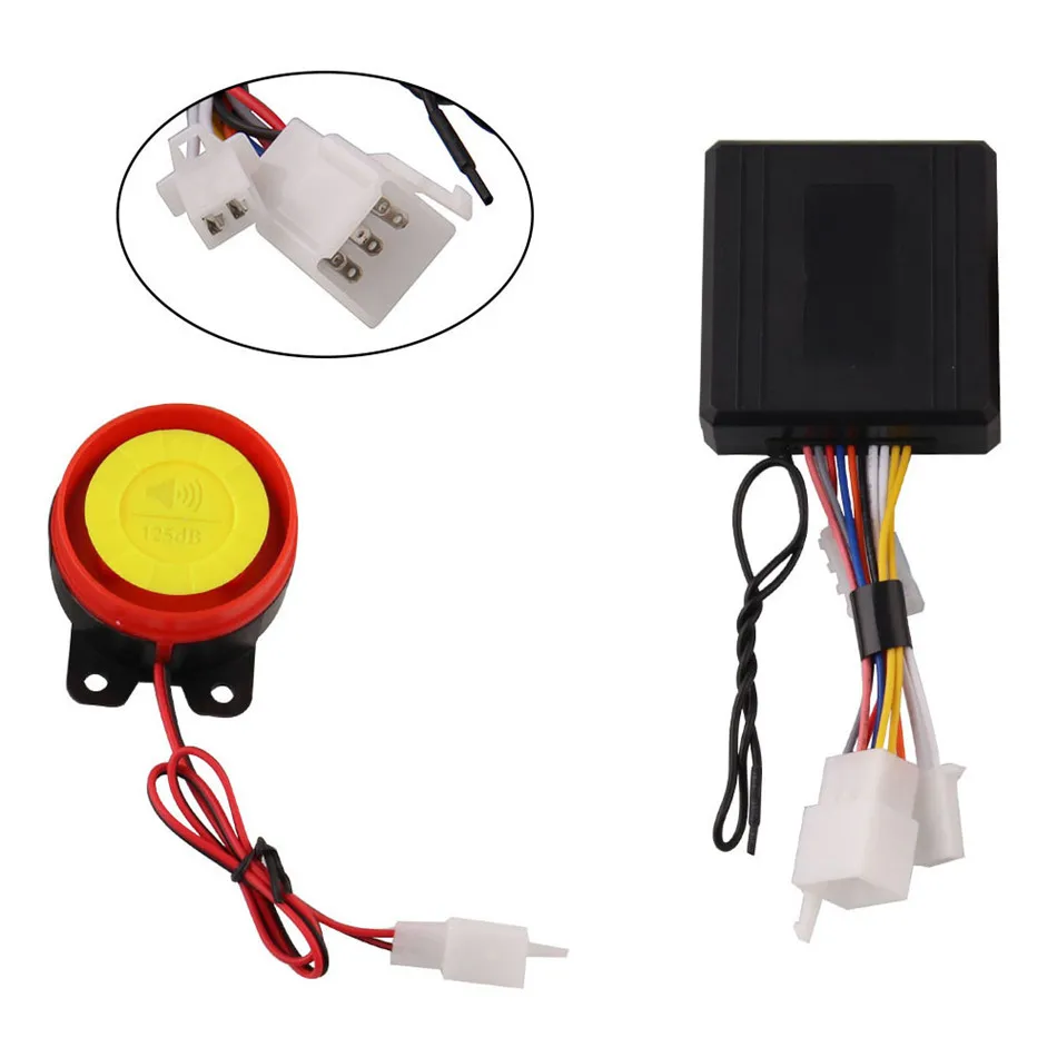 

Система сигнализации с мотором для скутера и мотоцикла, с пультом дистанционного управления, для защиты мотоцикла от кражи