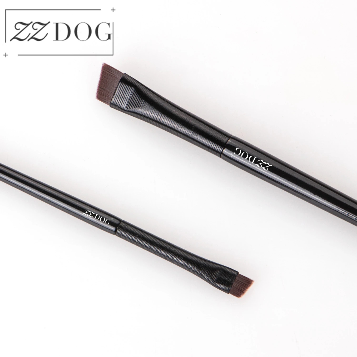 

ZZDOG 1/2Pcs Cosmetics Tools Professional Eyebrow Eyeliner Blending Makeup Brushes Set High Quality Wooden Handle Beauty Brush