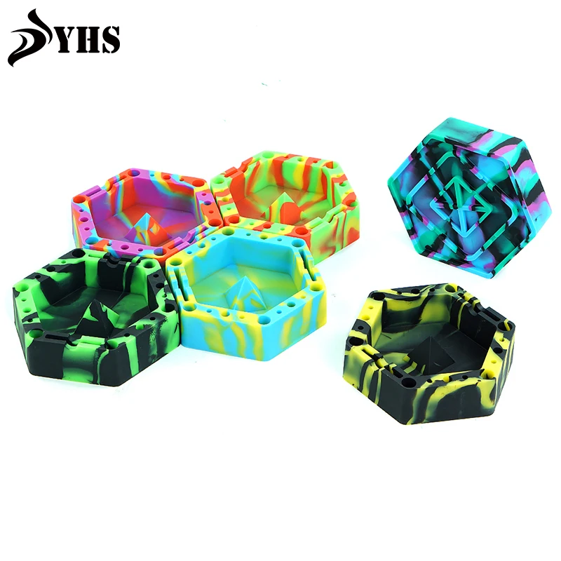 Светящиеся креативные силиконовые пепельницы светильник Кая пепельница новый