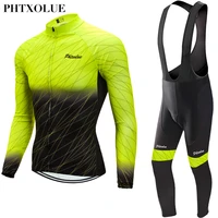 phtxolue 2020 men cycling jersey set spring mtb bike wear clothes bicycle clothing ropa maillot ciclismo set cycling clothing