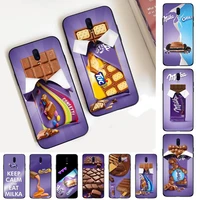 chocolate milka phone case for vivo y91c y11 17 19 17 67 81 oppo a9 2020 realme c3