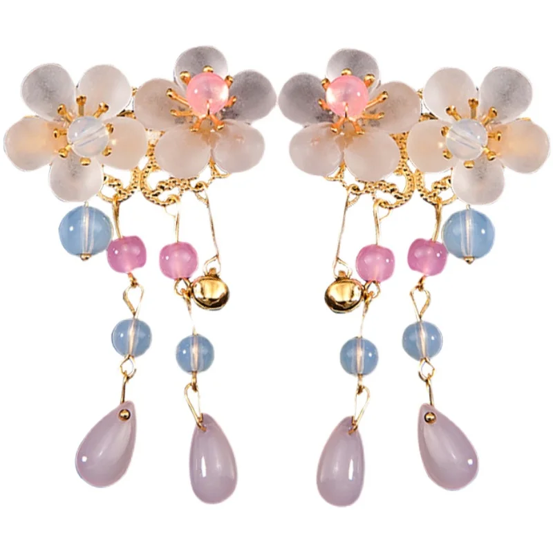 

Children's Costume Headdress Shake Tassel Hairpin Princess Hair Accessories Ancient Hanfu Girls' Antique Style Headware LB738