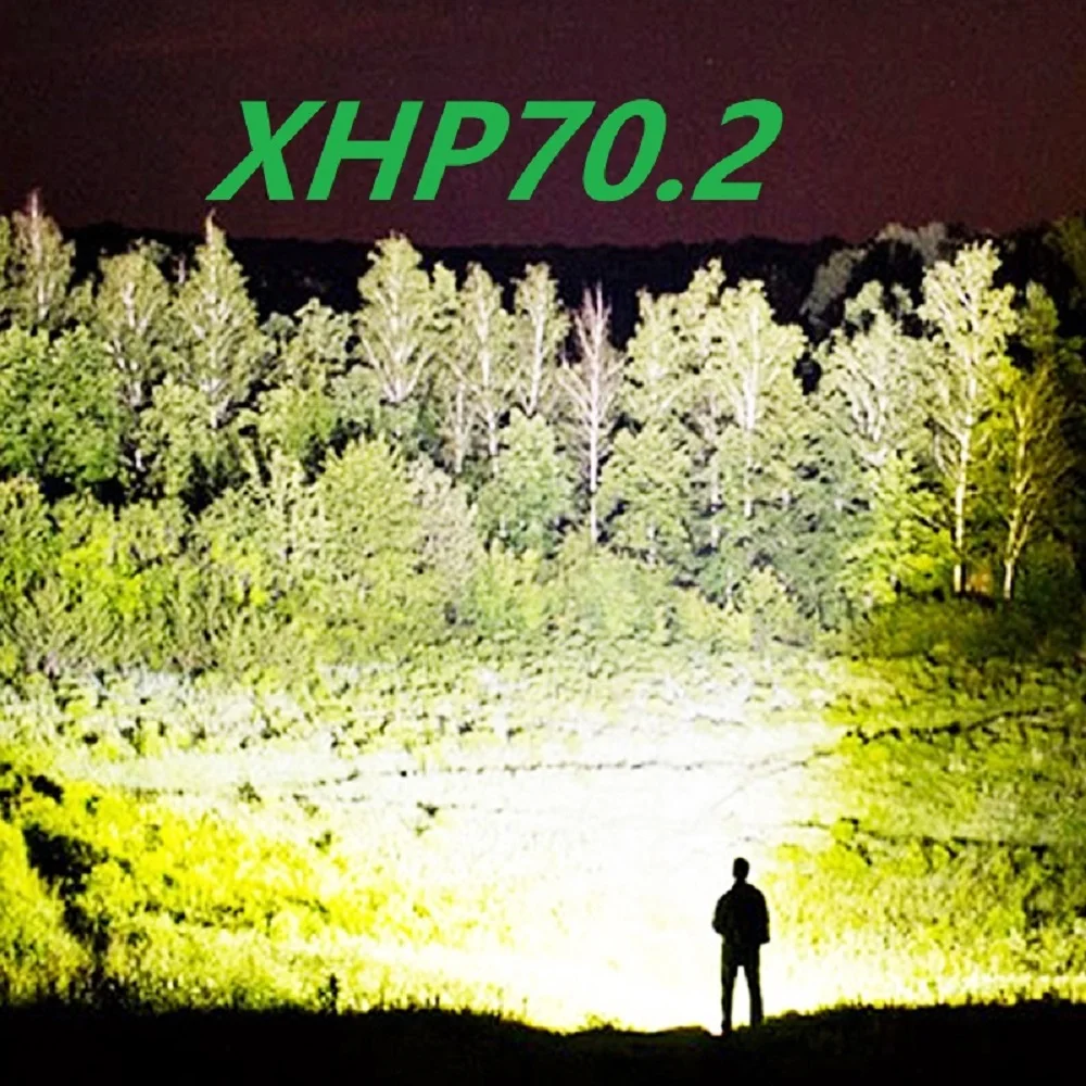 Светодиодный фонарик с высокой яркостью XHP90, самый мощный Перезаряжаемый usb тактический охотничий мини фонарь xhp70 xhp50, ручная лампа 26650 или 18650