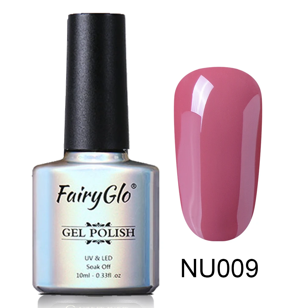 NU009 FairyGlo 10 мл Платиновый Гель-лак для ногтей впитывающий блеск Гибридный лак Полупостоянный эмалированный лак для нейл-арта Маникюр для гелей - Цвет: NU009