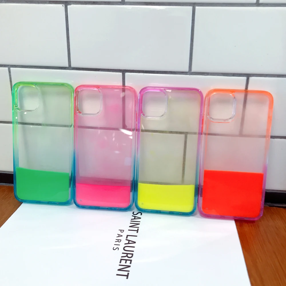 Ocean Whale Liquid Quicksand TPU Phone Case for Apple IPhone 11 12 Pro Max Se 2020 7Plus Xr Xs X 8 7 Plus Air Cushion Cover | Мобильные