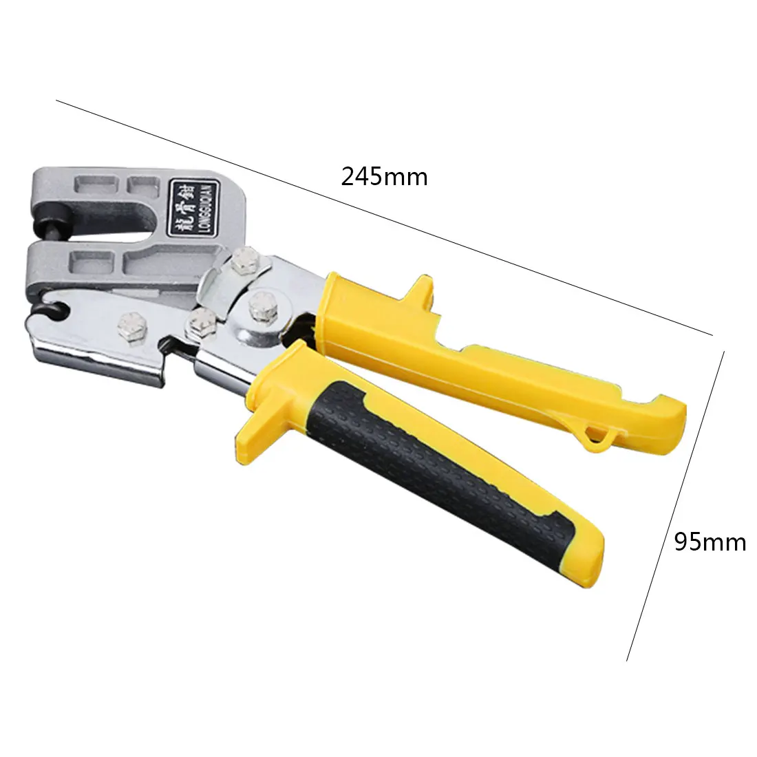 

Hot Handle Stud 10 Inch Crimper Plaster Board Drywall Pliers for Fastening Metal Studs Punching Pliers 0-15 mm